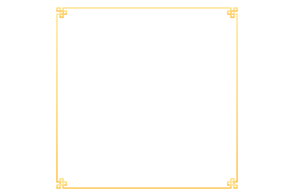 Art Deco Golden Square Frame: Elevating Your Designs