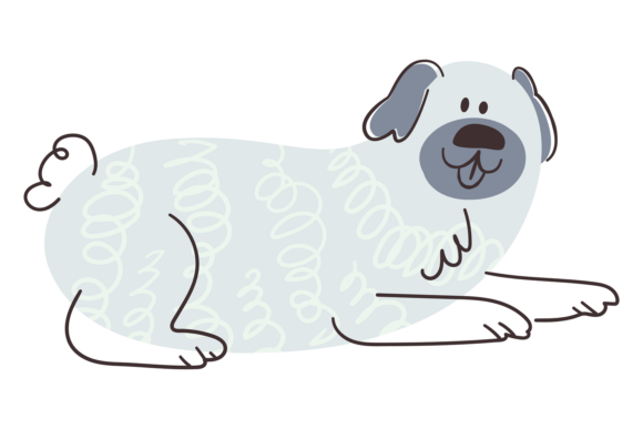 Decorative Dog Drawing: A Charming Typeface for Playful Branding
