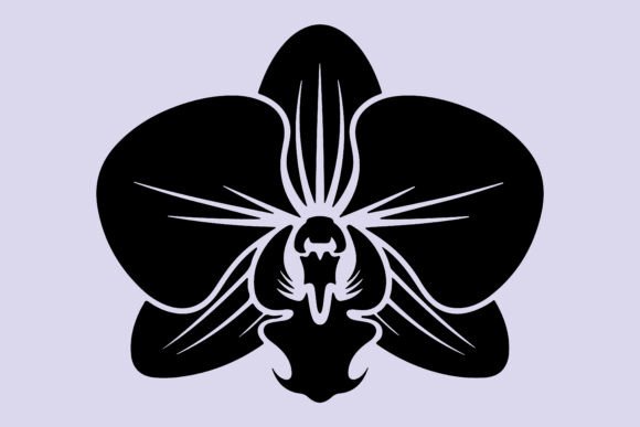 Decorative Orchid Flower Silhouette: A Designer's Guide