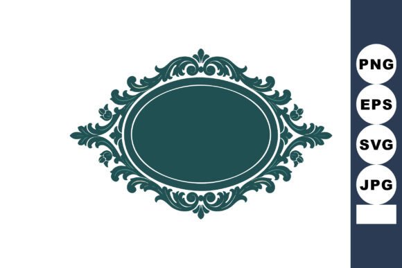Ornate Vintage Decorative Frame with Ele: Timeless Elegance for Modern Projects