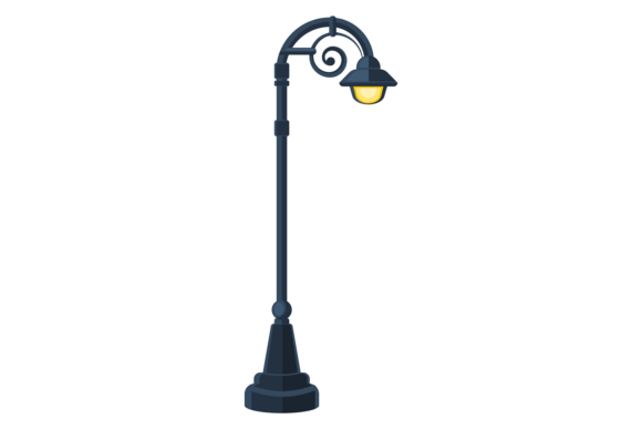 Street Light Pole: Vintage Urban Charm for Modern Design