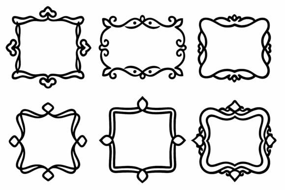 Timeless Elegance: Using Decorative Black White Ornamental Frames