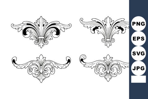 Timeless Elegance: Working with Ornate Vintage Decorative Floral Vectors