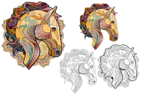 Unleash Your Creativity with Decorative Horses for Coloring